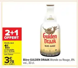 Carrefour GULDEN DRAAK Bière offre