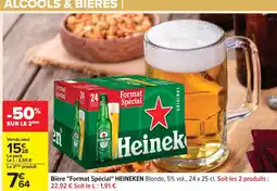 Carrefour HEINEKEN Bière Format Spécial offre