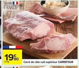 Carrefour CARREFOUR Carré de côte cuit supérieur offre
