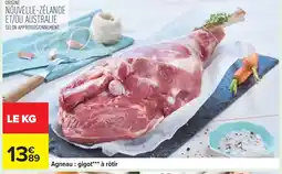 Carrefour Agneau gigot à rôtir offre