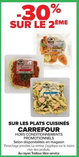 Carrefour CARREFOUR Sur les plats cuisinés offre