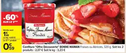 Carrefour BONNE MAMAN Confiture Offre Découverte offre