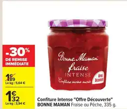 Carrefour BONNE MAMAN Confiture Intense Offre Découverte offre