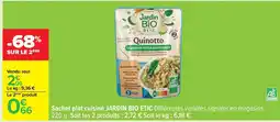 Carrefour JARDIN BIO ÉTIC Sachet plat cuisiné offre