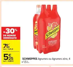 Carrefour SCHWEPPES offre