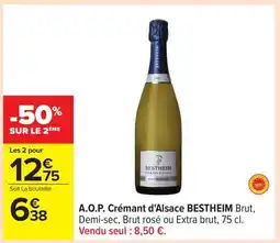 Carrefour BESTHEIM A.O.P. Crémant d'Alsace offre