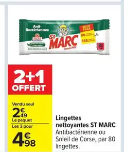 Carrefour ST MARC Lingettes nettoyantes offre