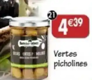Maximo Olives vertes picholines offre