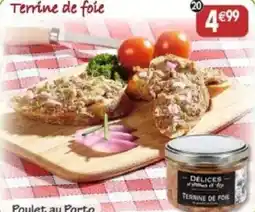 Maximo Terrine de foie de poulet au porto offre