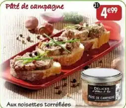 Maximo Pâté de campagne aux noisettes torréfiées offre