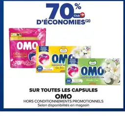 Carrefour OMO Sur toutes les capsules offre
