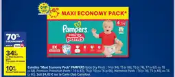 Carrefour PAMPERS Culottes Maxi Economy Pack offre