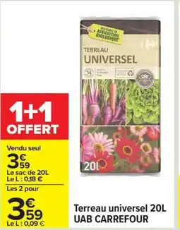 Carrefour UAB CARREFOUR Terreau universel offre