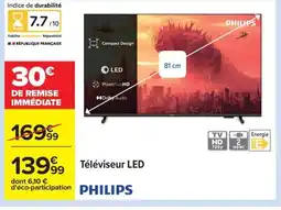 Carrefour PHILIPS Téléviseur LED offre