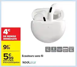 Carrefour Ecouteurs sans fil offre