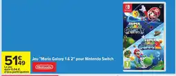 Carrefour NINTENDO SWITCH Jeu Mario Galaxy 1 & 2 offre