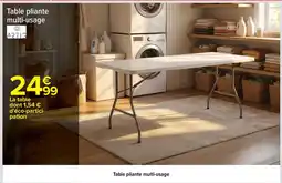Carrefour Table pliante multi-usage offre
