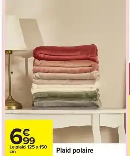 Carrefour Plaid polaire offre