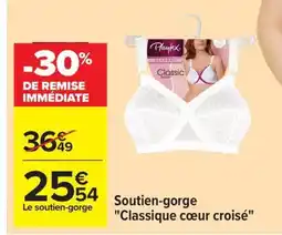 Carrefour Soutien-gorge Classique cœur croisé offre