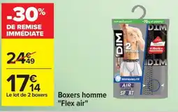 Carrefour Boxers homme Flex air offre