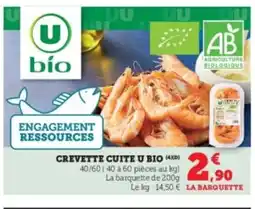 U Express Crevette cuite u bio offre