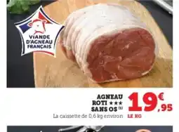 U Express Agneau roti sans os offre