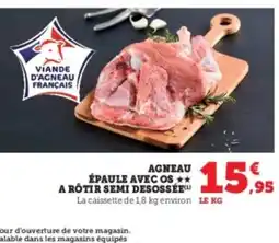 U Express Agneau épaule avec os a rôtir semi desossée offre