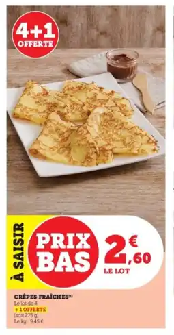 U Express Crêpes fraîches offre