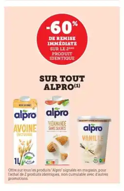 U Express ALPRO Sur tout offre