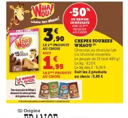 U Express WHAOU Crepes fourees offre