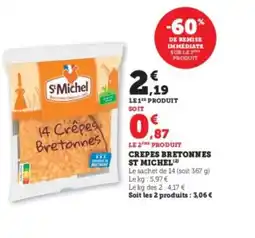 U Express ST MICHEL Crepes bretonnes offre
