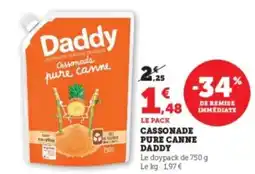 U Express DADDY Cassonade pure canne offre