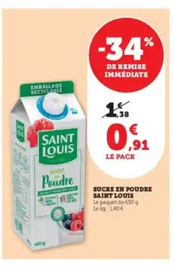 U Express Sucre en poudre offre