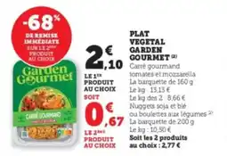 U Express GARDEN GOURMET Plat vegetal offre