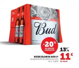 U Express BUD 5º Biere blonde offre
