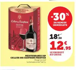 U Express CELLIER DES DAUPHINS PRESTIGE Mediterranee igp offre