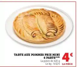 Hyper U Tarte aux pommes prix mini offre