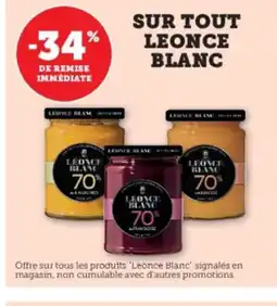 Hyper U LEONCE BLANC Sur tout offre