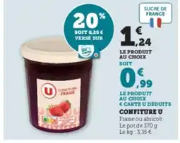 Hyper U U Confiture offre