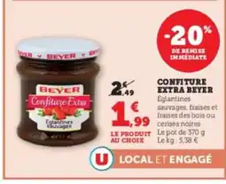 Hyper U BEYER Confiture extra offre