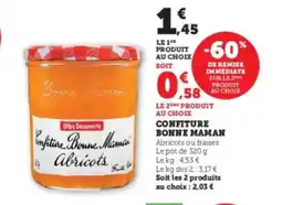 Hyper U BONNE MAMAN Confiture offre