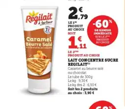 Hyper U REGILAIT Lait concentre sucre offre