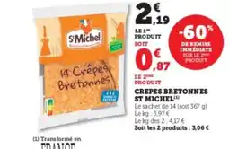 Hyper U ST MICHEL Crepes bretonnes offre