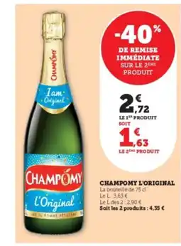 Hyper U CHAMPOMY L'Original offre