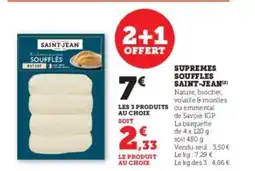 Hyper U SAINT-JEAN Supremes souffles offre
