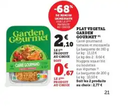 Hyper U GARDEN GOURMET Plat vegetal offre