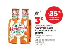 Hyper U VENEZZIO SPRITZ Cocktail sans alcool offre