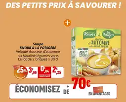 Coccimarket Soupe knorr & la potagère offre