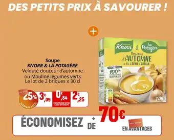 Coccimarket Soupe knorr & la potagère offre