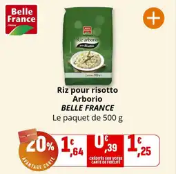 Coccimarket Riz pour risotto arborio belle france offre